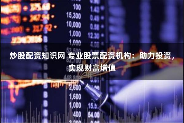 炒股配资知识网 专业股票配资机构：助力投资，实现财富增值